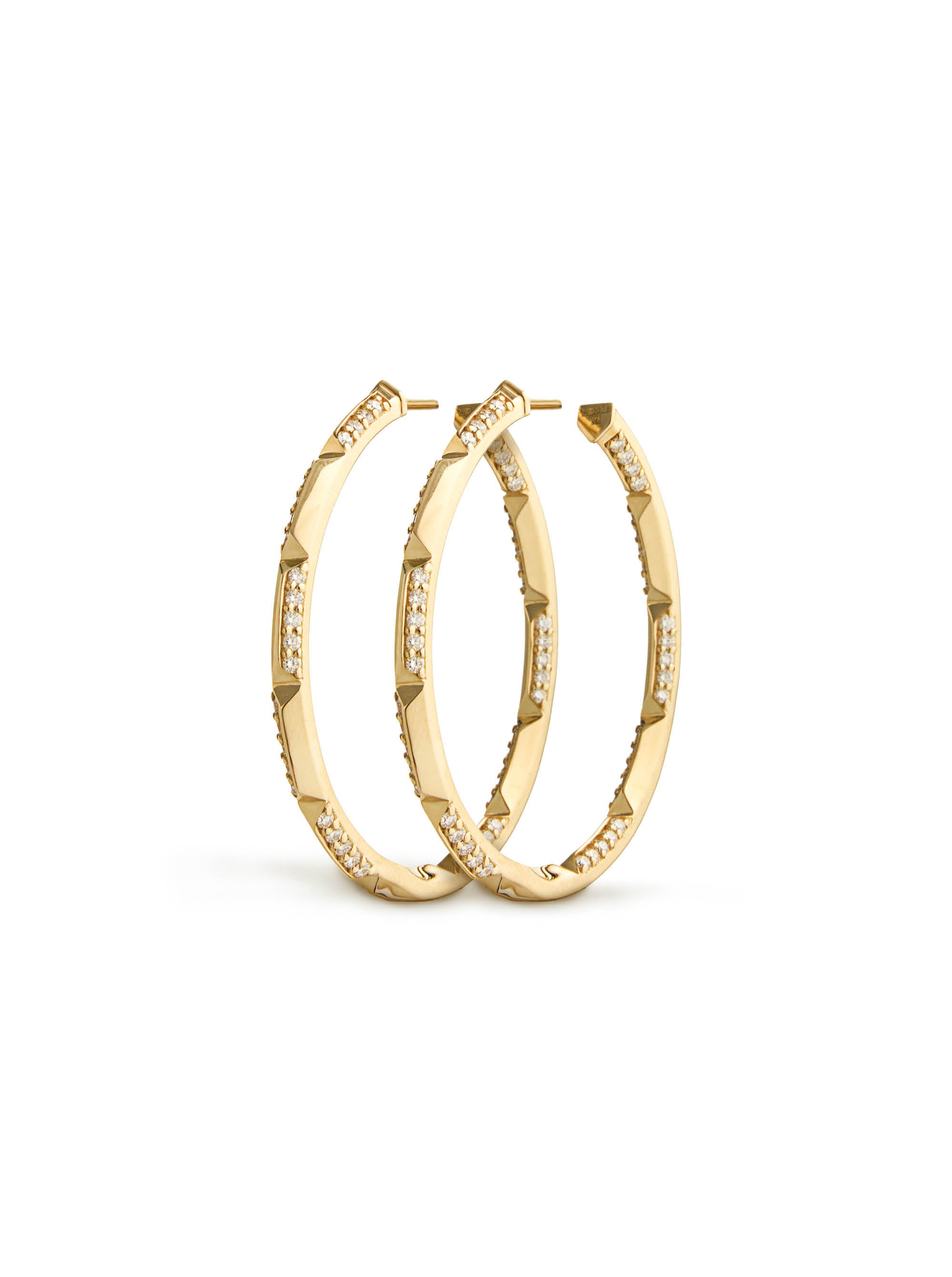 Brilliant Orbis Hoop Earrings