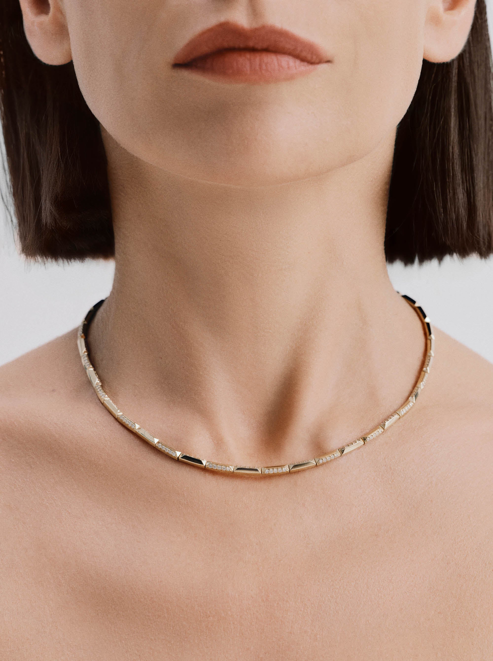 Platonic Soulmates Bar Link Necklace