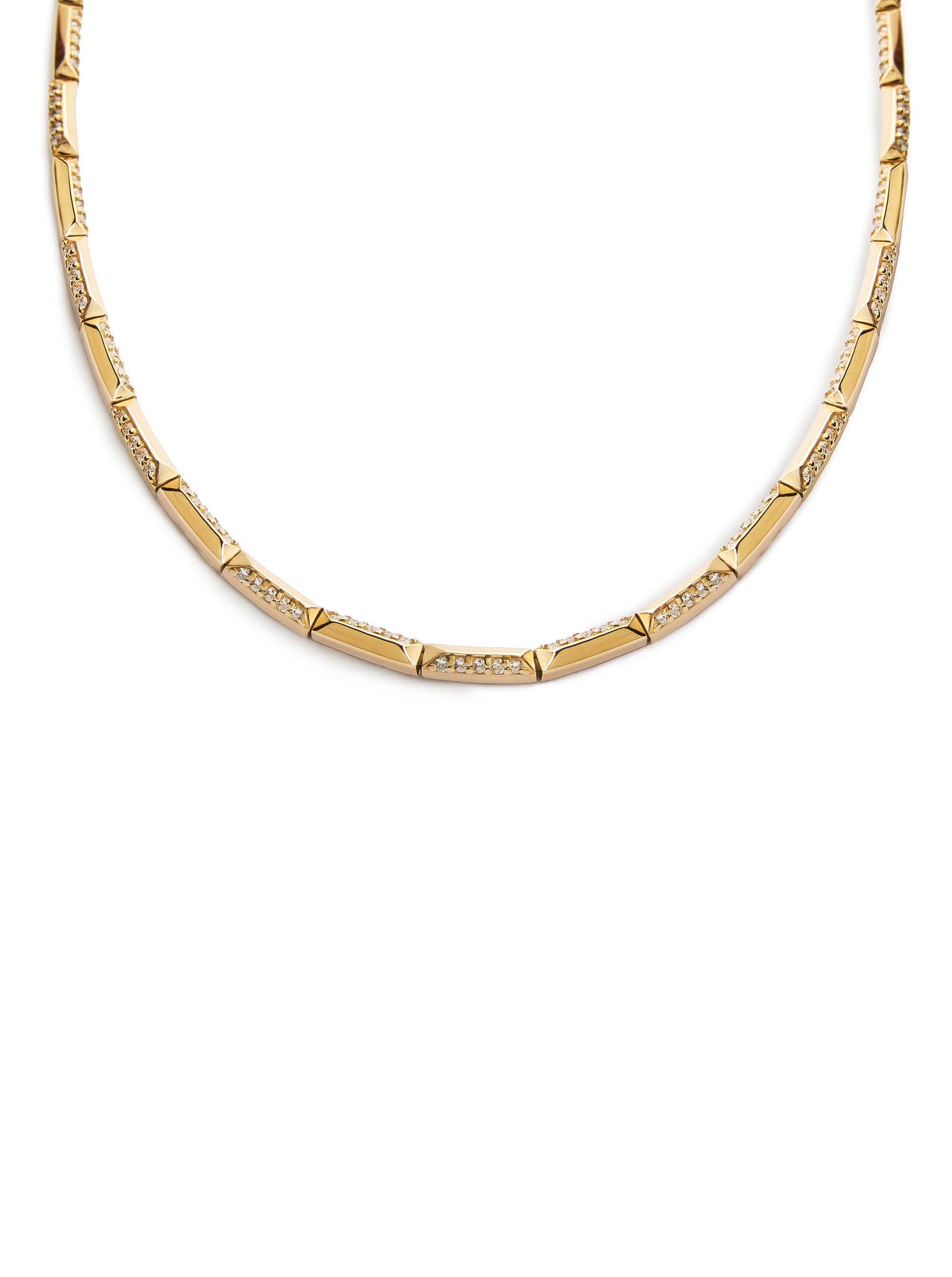 Platonic Soulmates Bar Link Necklace