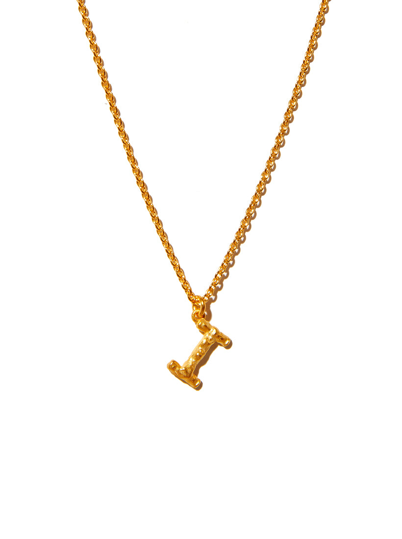 Alphabet Pendant Necklace - Large