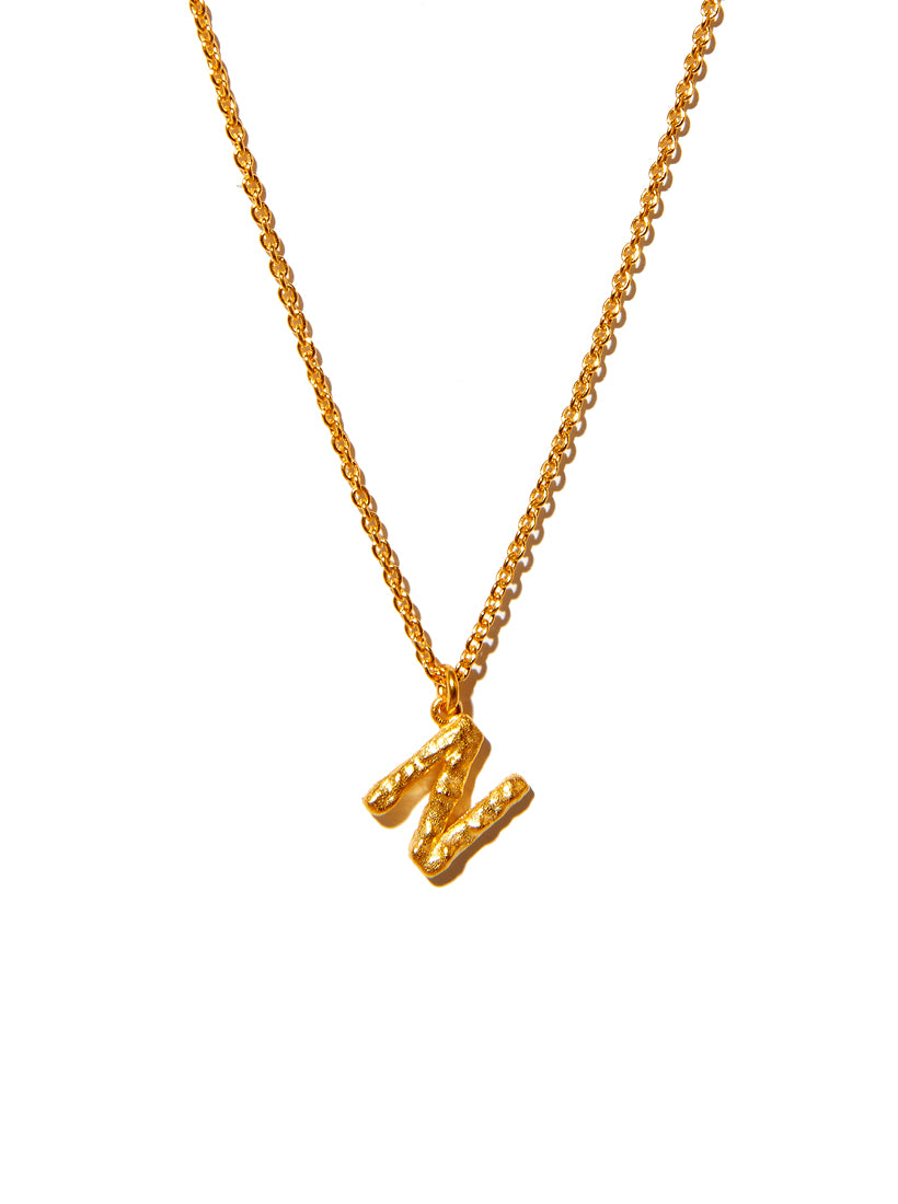 Alphabet Pendant Necklace - Large