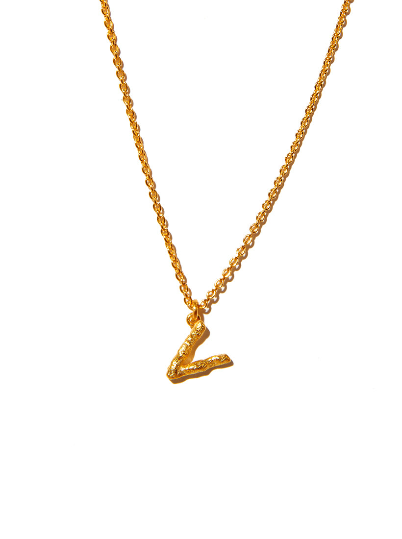 Alphabet Pendant Necklace - Large