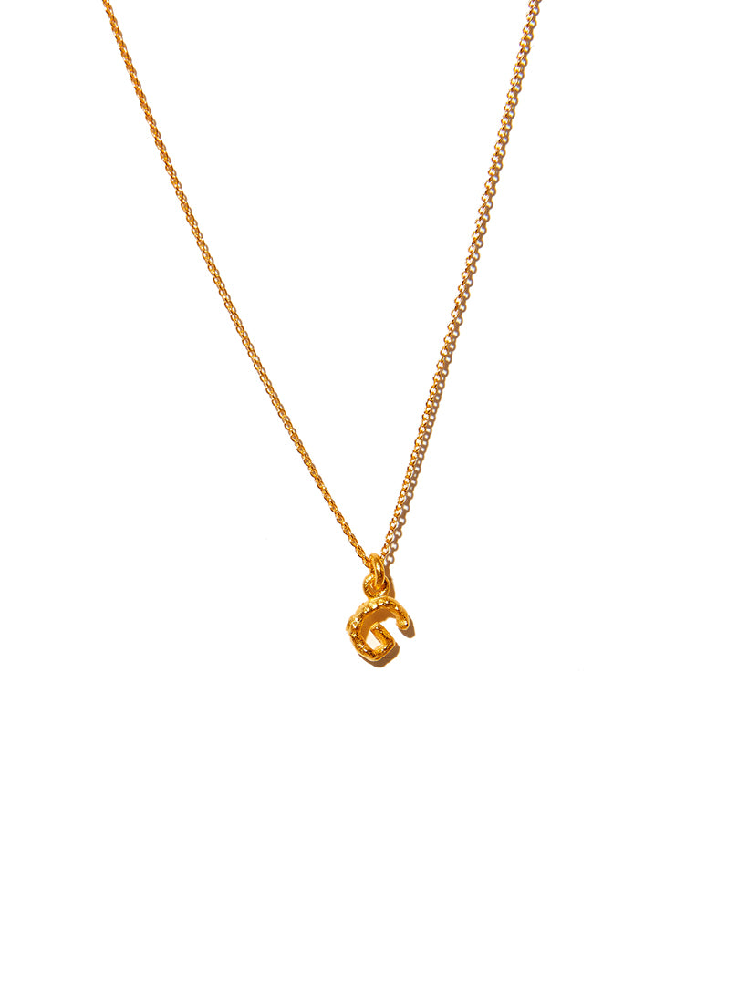 Alphabet Pendant Necklace - Small