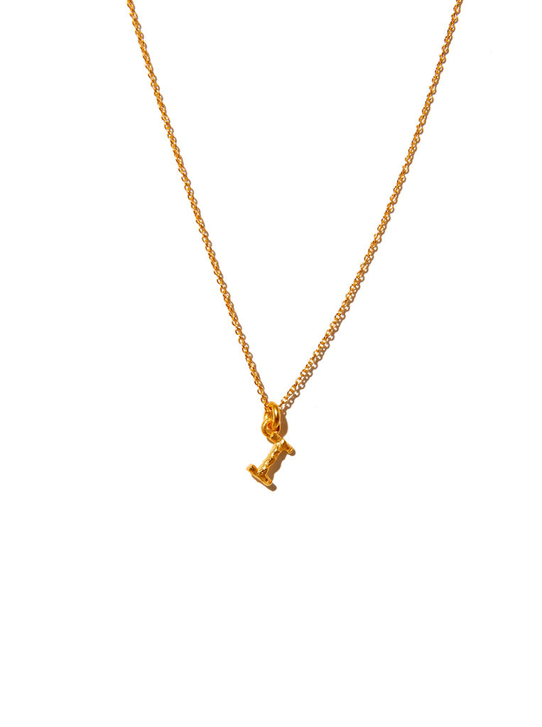 Alphabet Pendant Necklace - Small