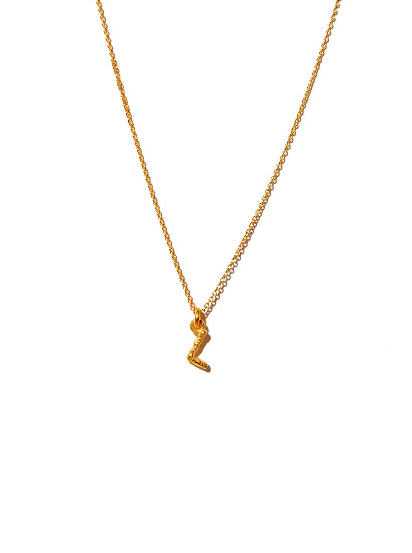 Alphabet Pendant Necklace - Small