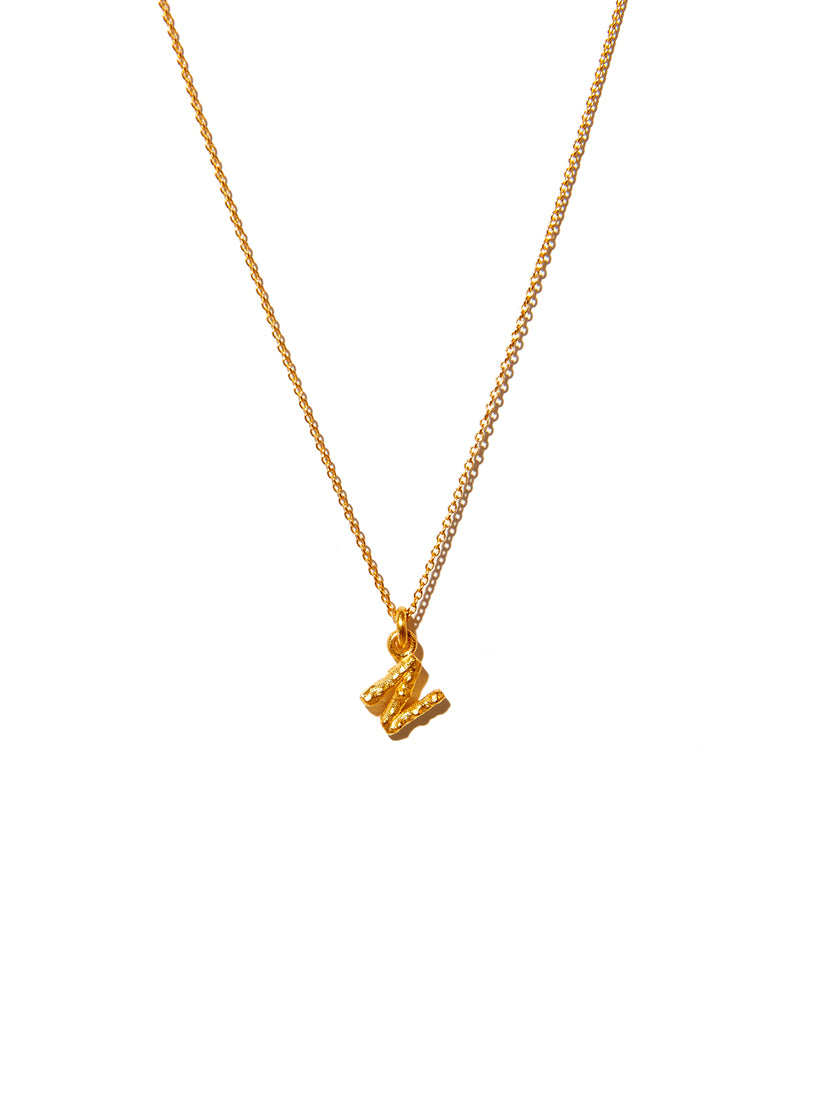 Alphabet Pendant Necklace - Small