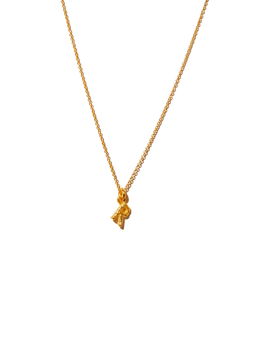 Alphabet Pendant Necklace - Small