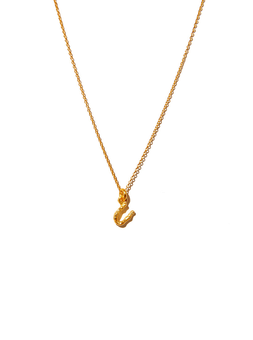 Alphabet Pendant Necklace - Small