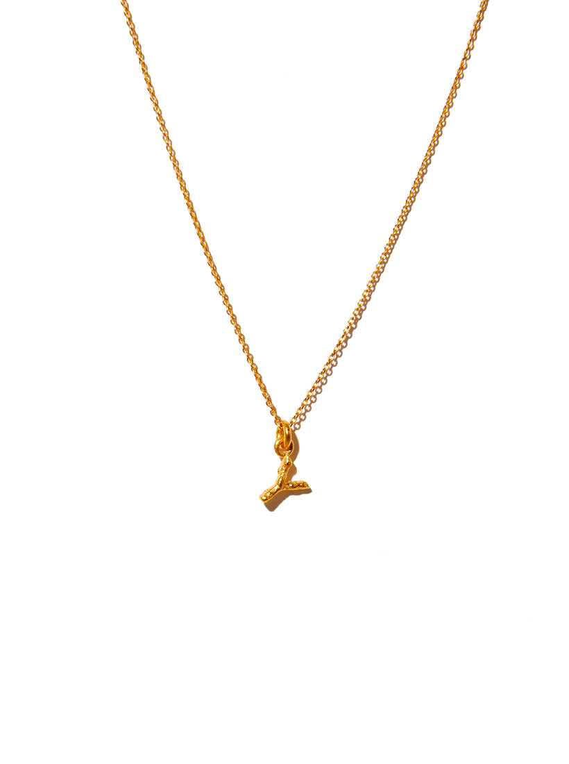 Alphabet Pendant Necklace - Small