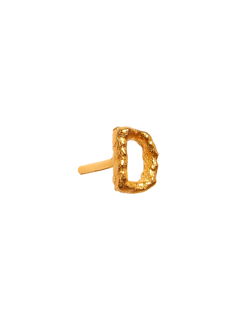 Alphabet Stud Earring - Small