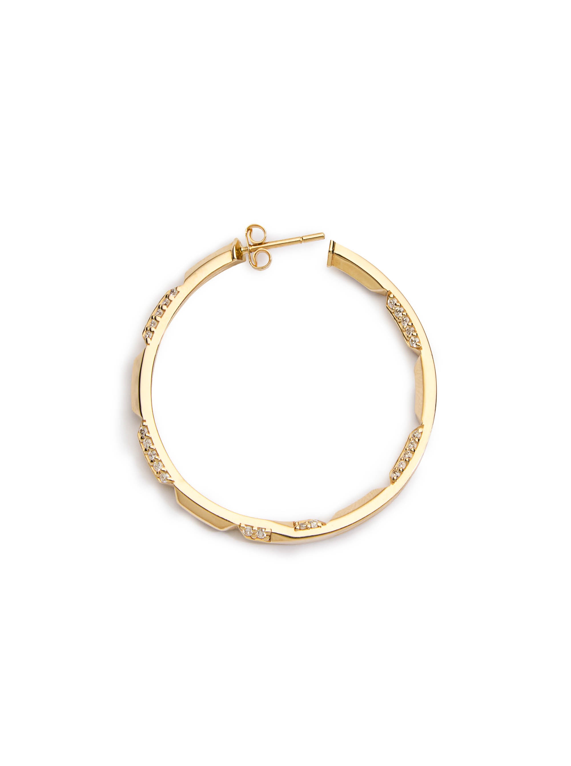 Brilliant Orbis Hoop Earrings