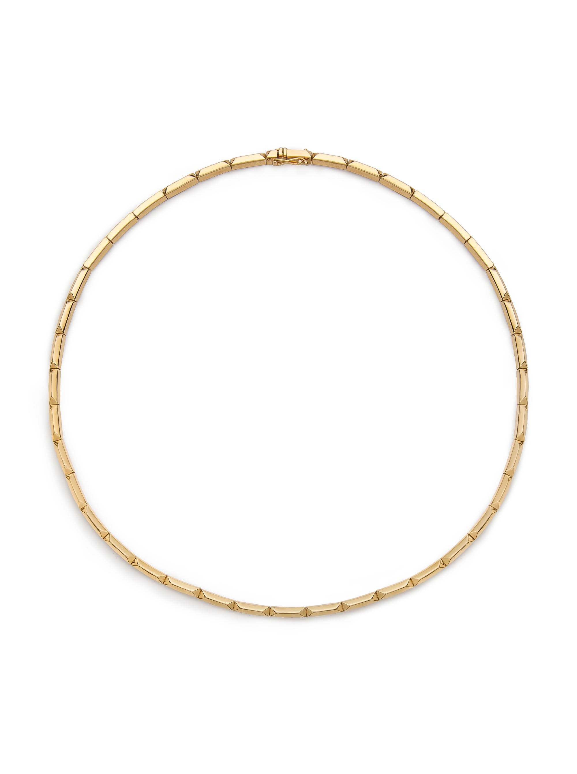 Platonic Solids Bar Link Necklace