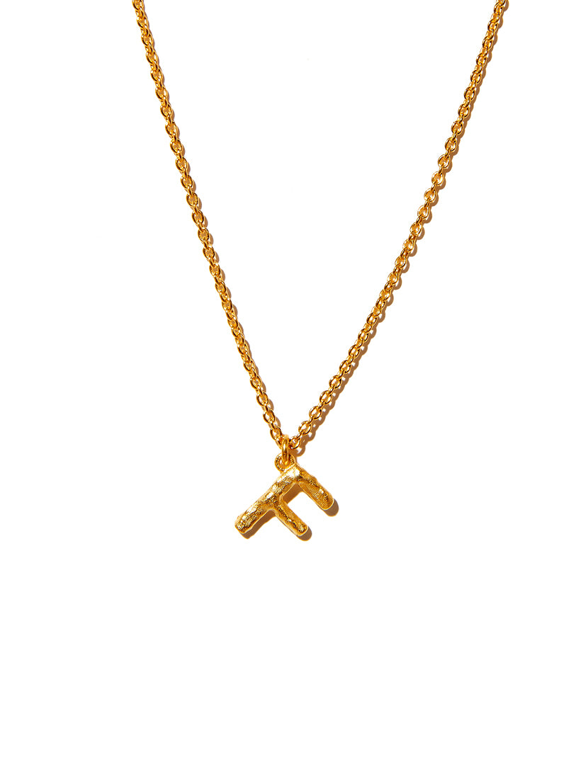 Alphabet Pendant Necklace - Large