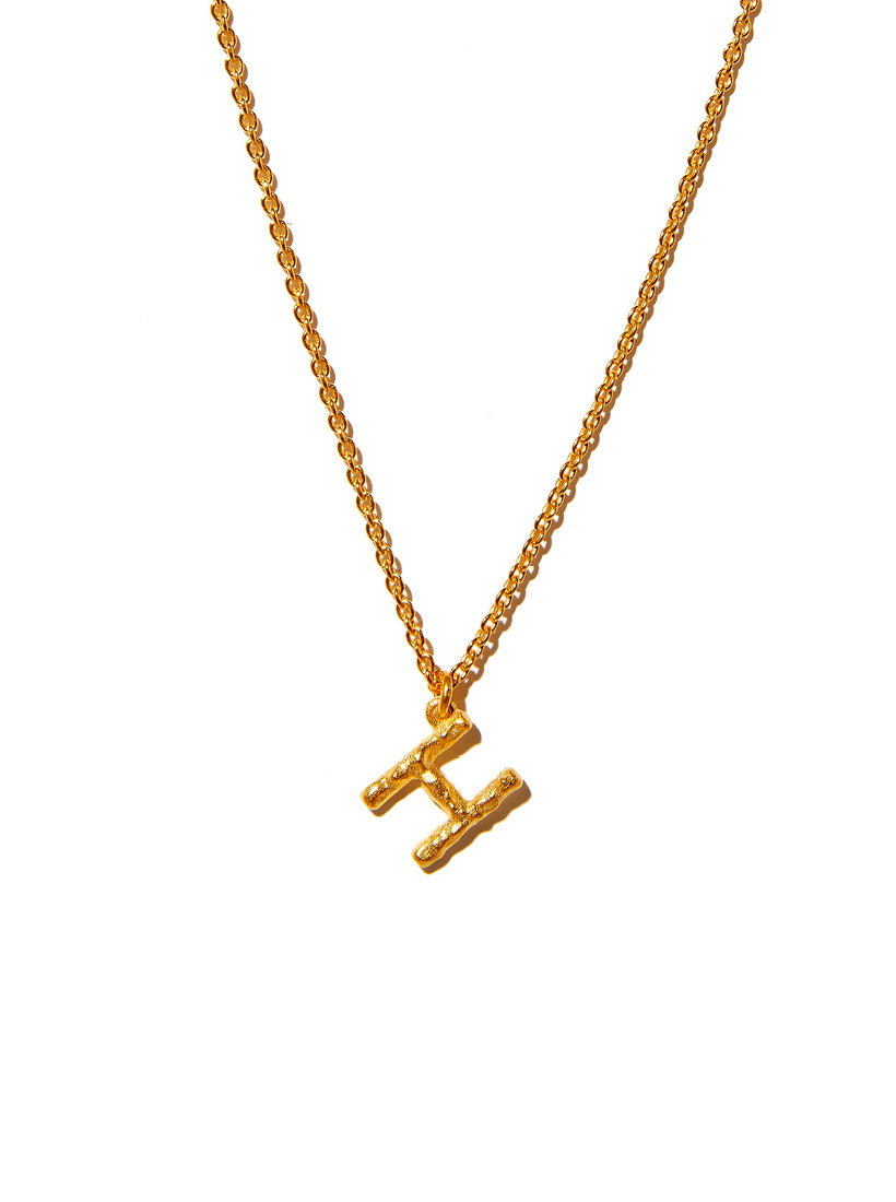 Alphabet Pendant Necklace - Large