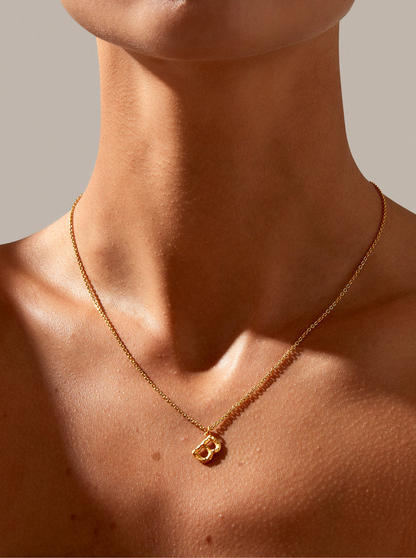 Alphabet Pendant Necklace - Large
