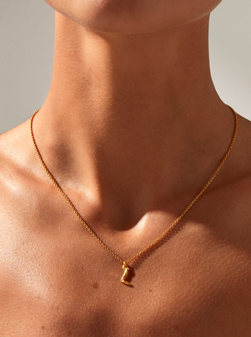 Alphabet Pendant Necklace - Large
