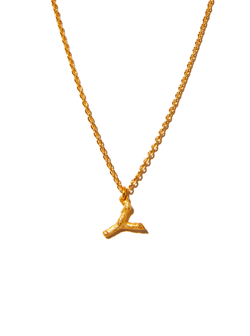 Alphabet Pendant Necklace - Large