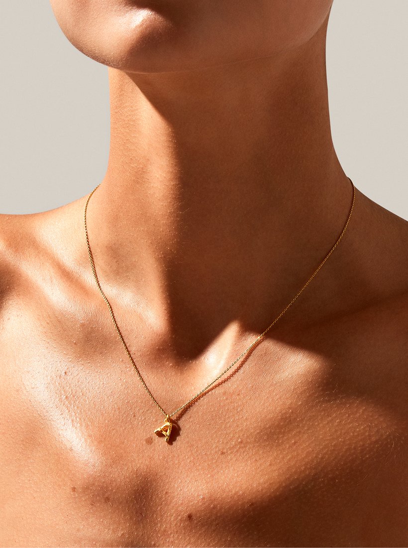 Alphabet Pendant Necklace - Medium