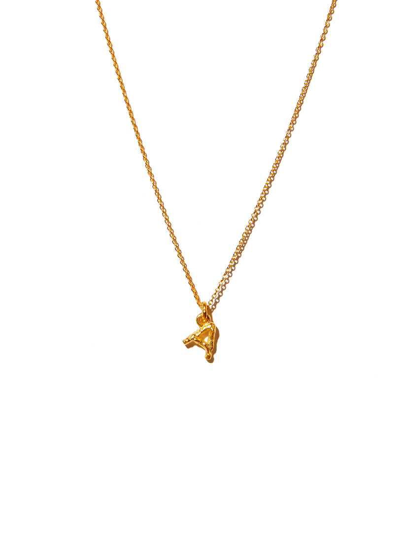 Alphabet Pendant Necklace - Small