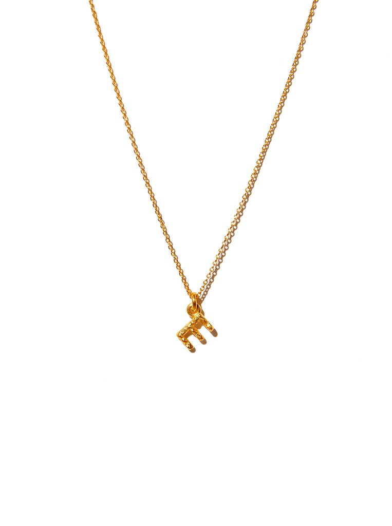 Alphabet Pendant Necklace - Small