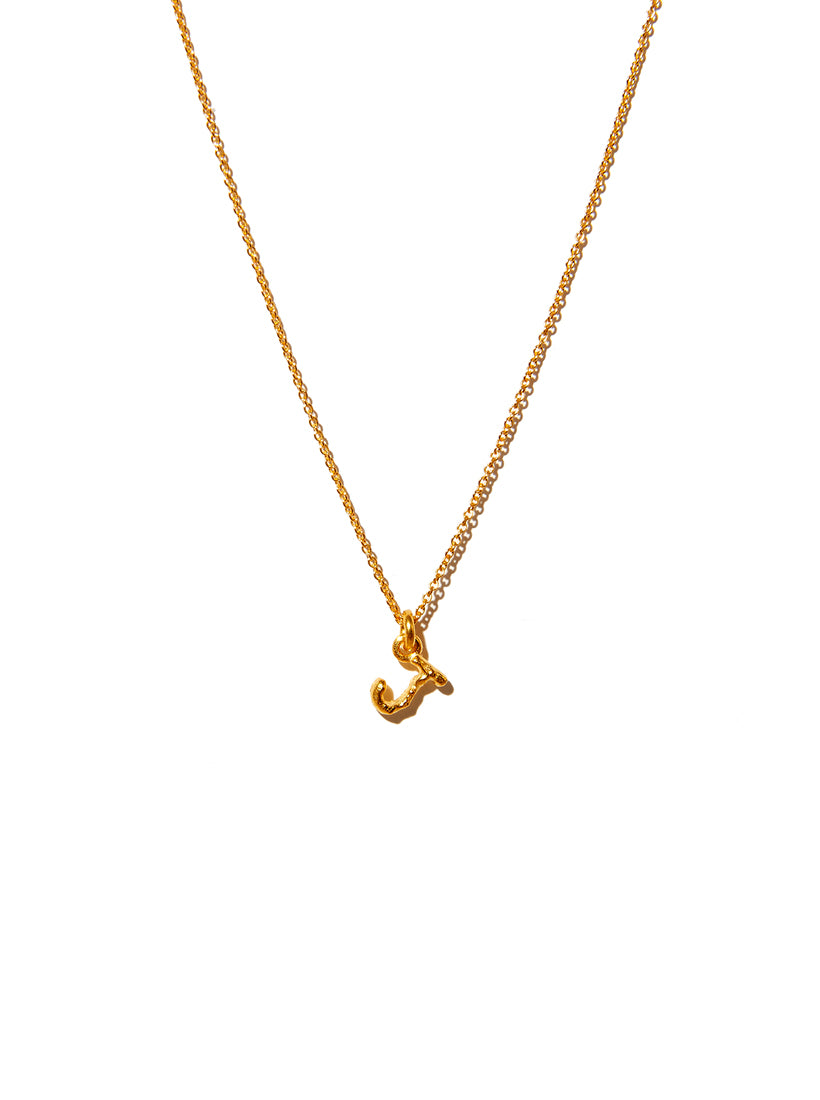 Alphabet Pendant Necklace - Small