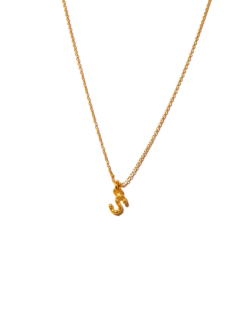 Alphabet Pendant Necklace - Small