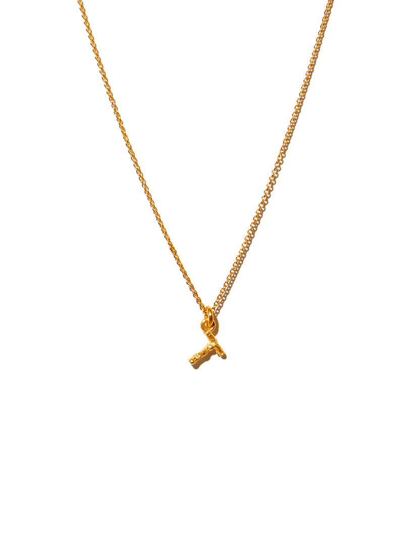 Alphabet Pendant Necklace - Small