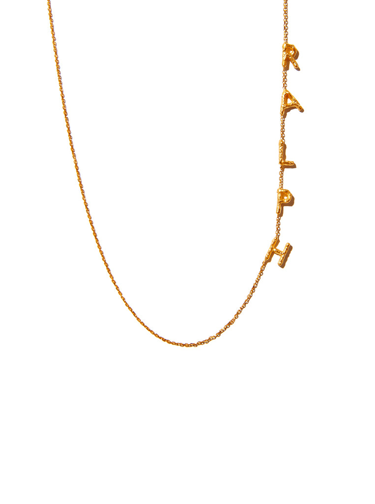 Sideways Name Necklace - Small