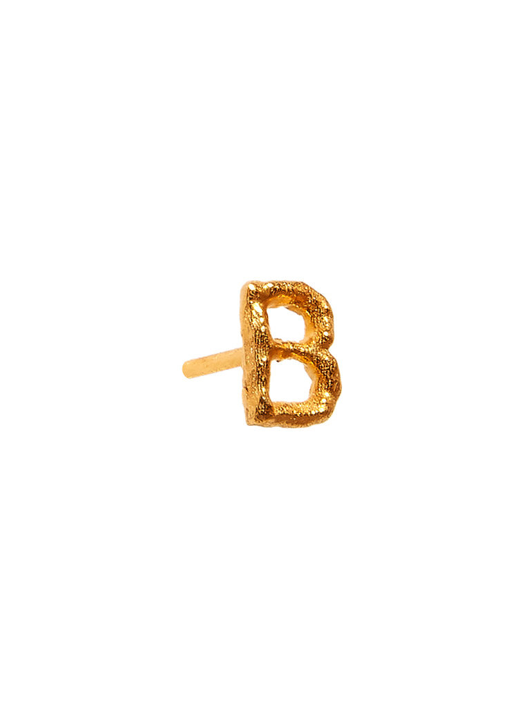 Alphabet Stud Earring - Small