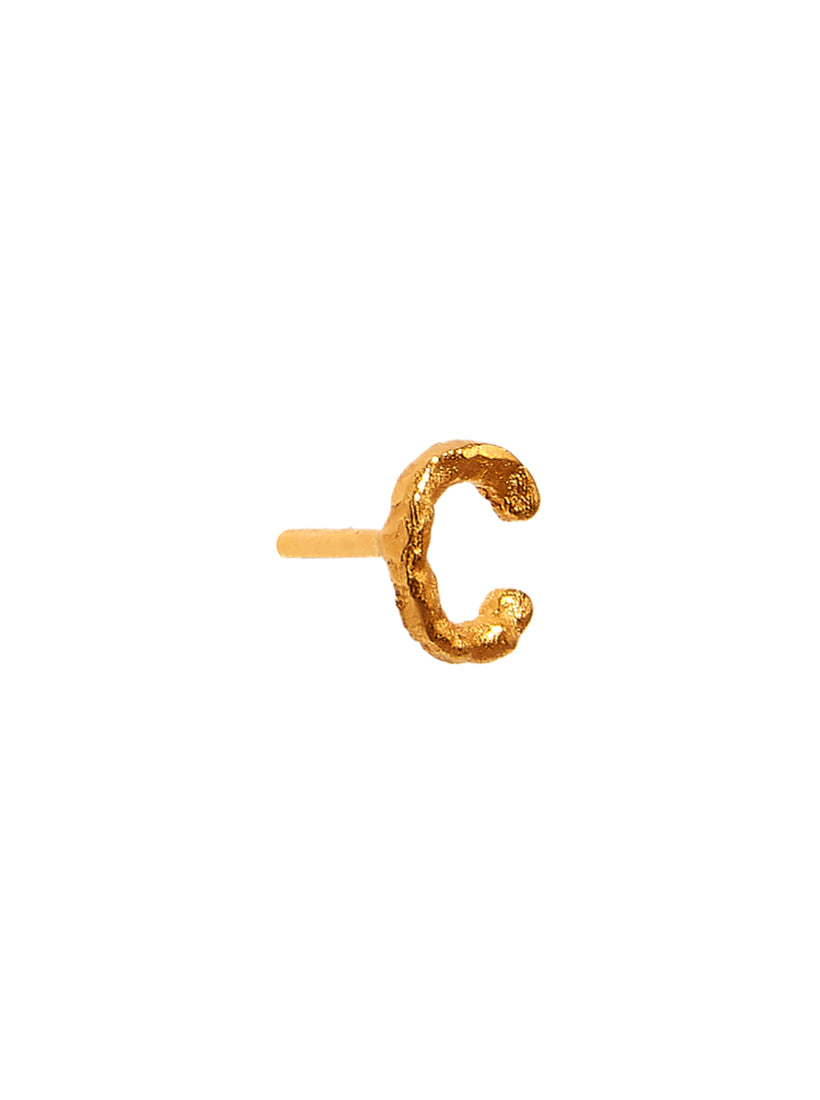 Alphabet Stud Earring - Small