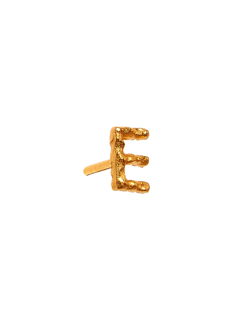 Alphabet Stud Earring - Small