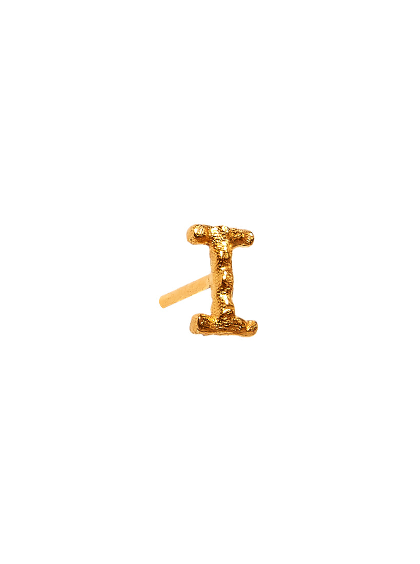Alphabet Stud Earring - Small