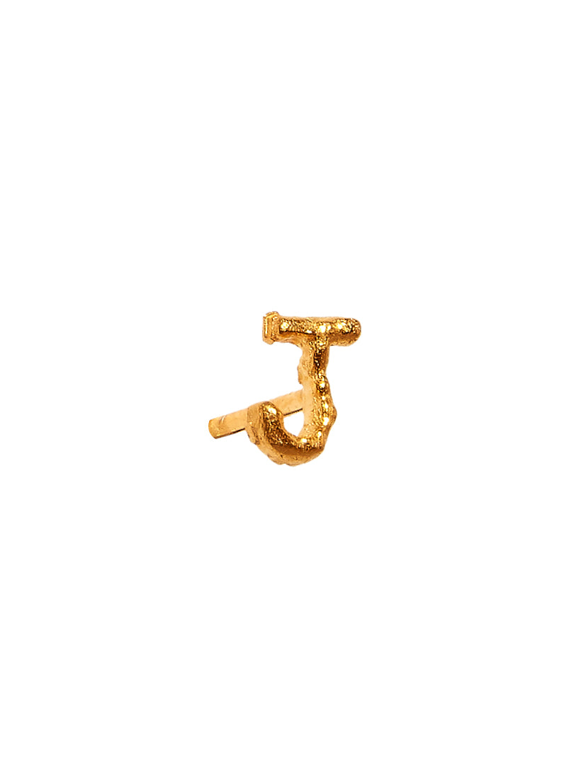 Alphabet Stud Earring - Small