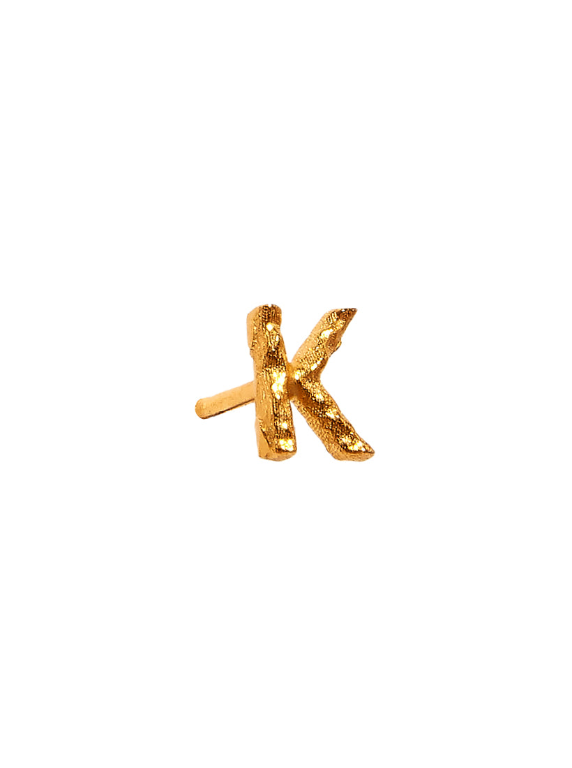 Alphabet Stud Earring - Small