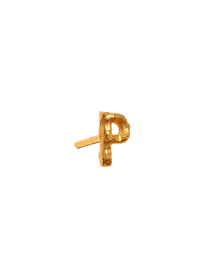 Alphabet Stud Earring - Small