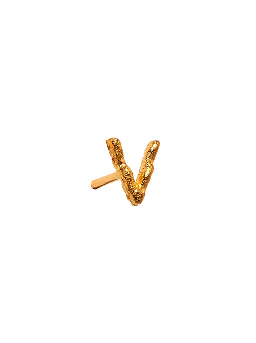 Alphabet Stud Earring - Small