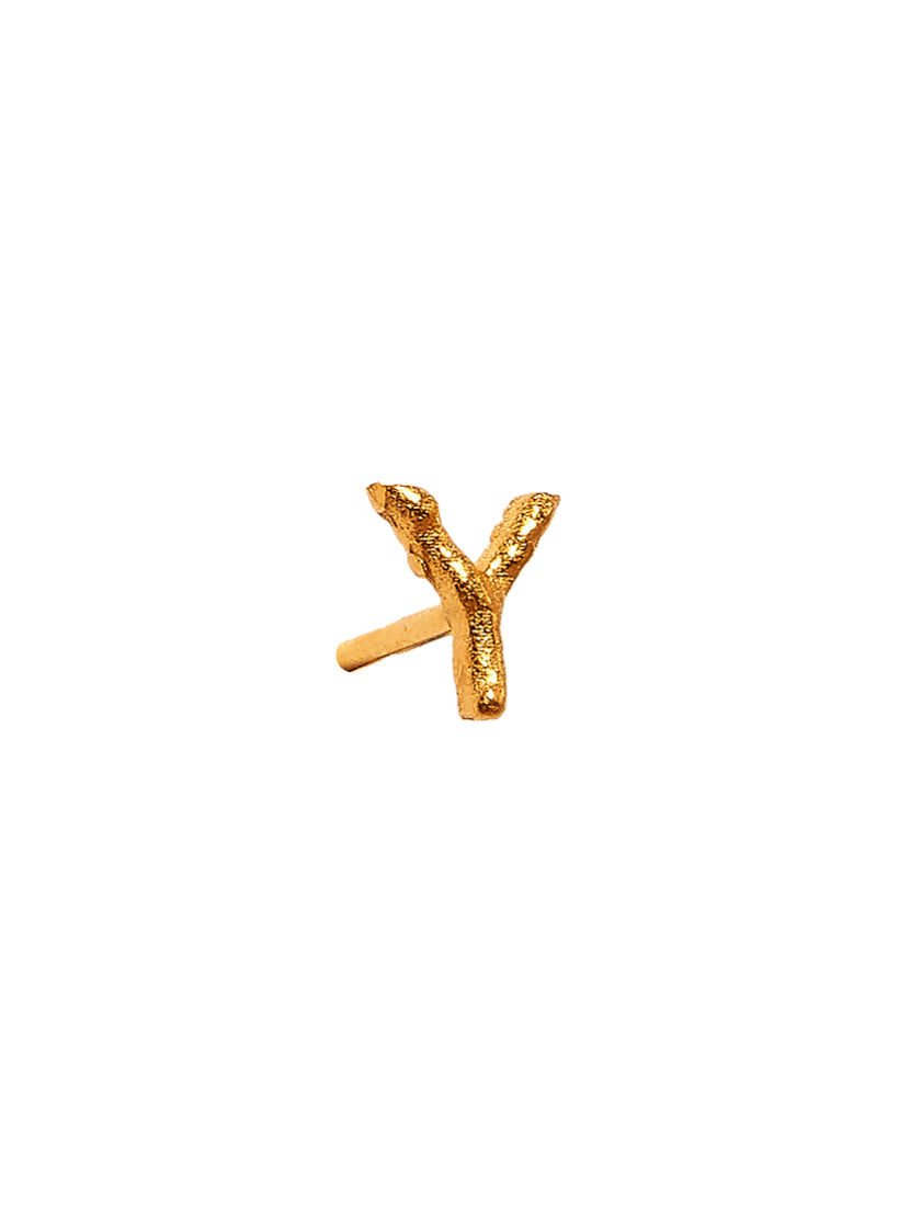Alphabet Stud Earring - Small