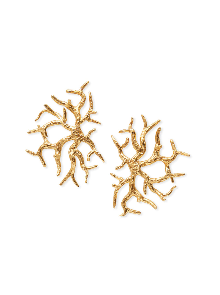 Coral Lace Earrings
